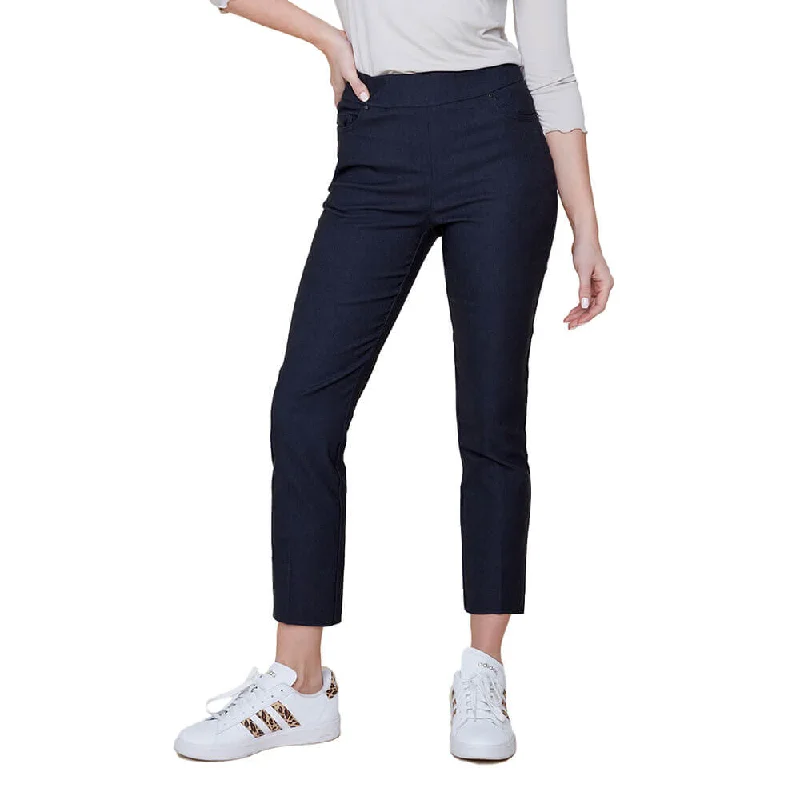 vintage denim pants for women -Renuar Woven Pant - New Midnight